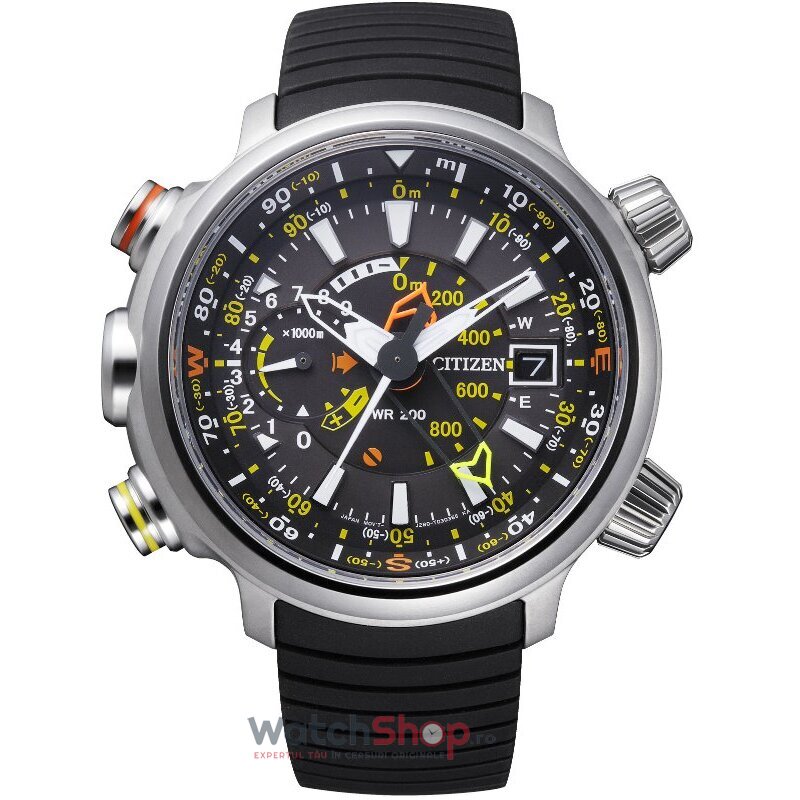 Ceas Citizen Original Barbatesc Lux Negru PROMASTER LAND BN4021-02E Eco-Drive cu Comanda Online