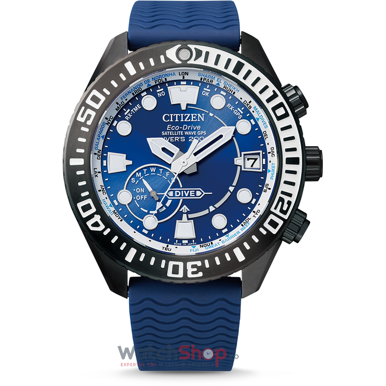 Ceas Citizen Original Barbatesc Sport Albastru CC5006-06L Eco-Drive cu Comanda Online