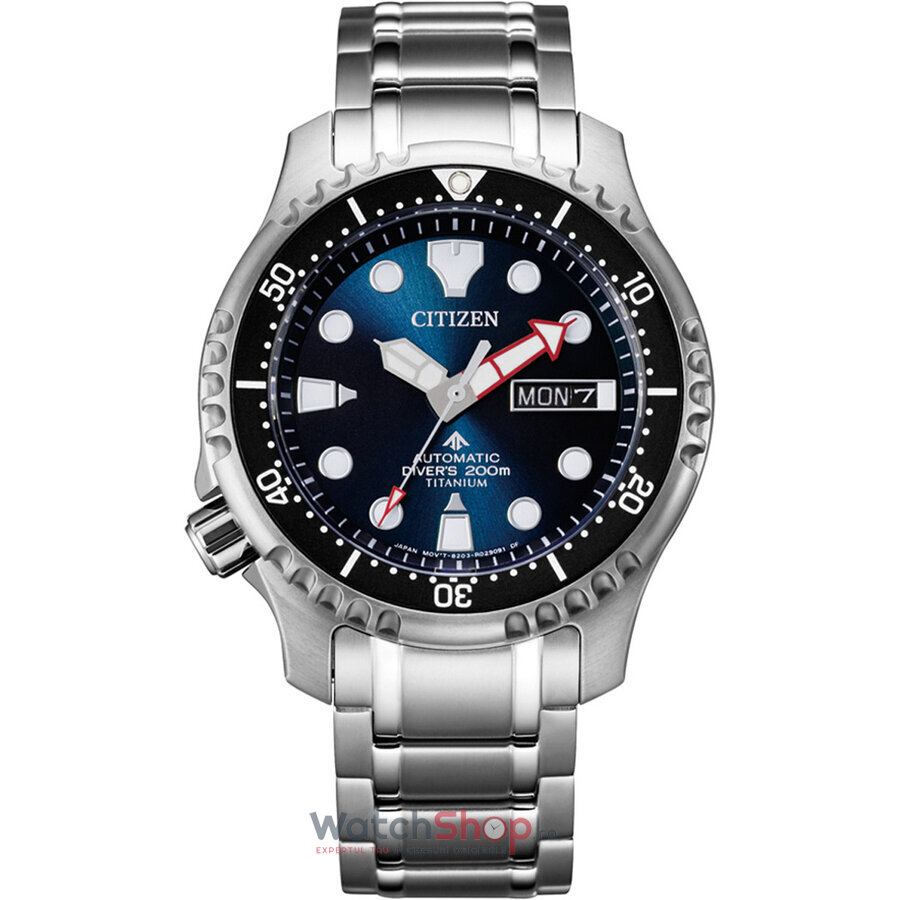 Ceas Citizen Original Barbatesc Sport Albastru PROMASTER SEA TITANIUM NY0100-50ME Automatic cu Comanda Online