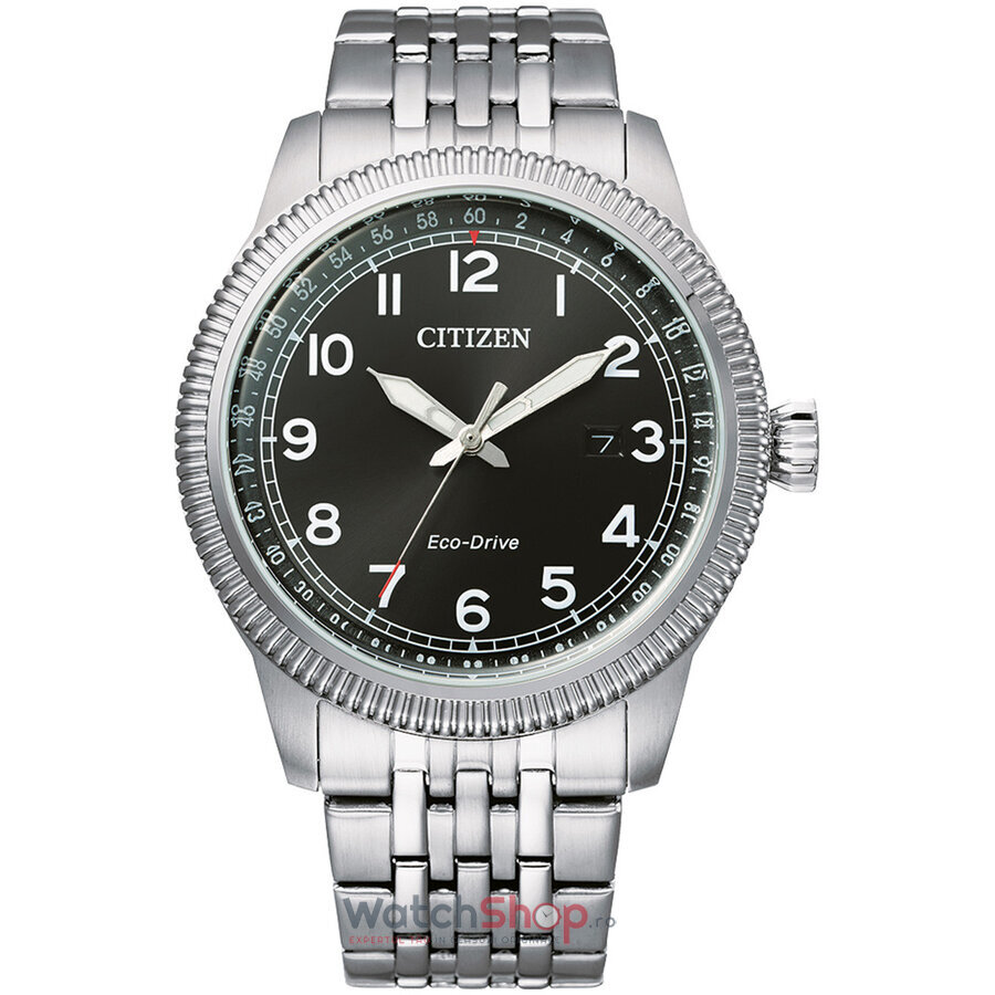 Ceas Citizen Original Barbatesc Sport Negru S BM7480-81E Eco Drive Eco-Drive cu Comanda Online