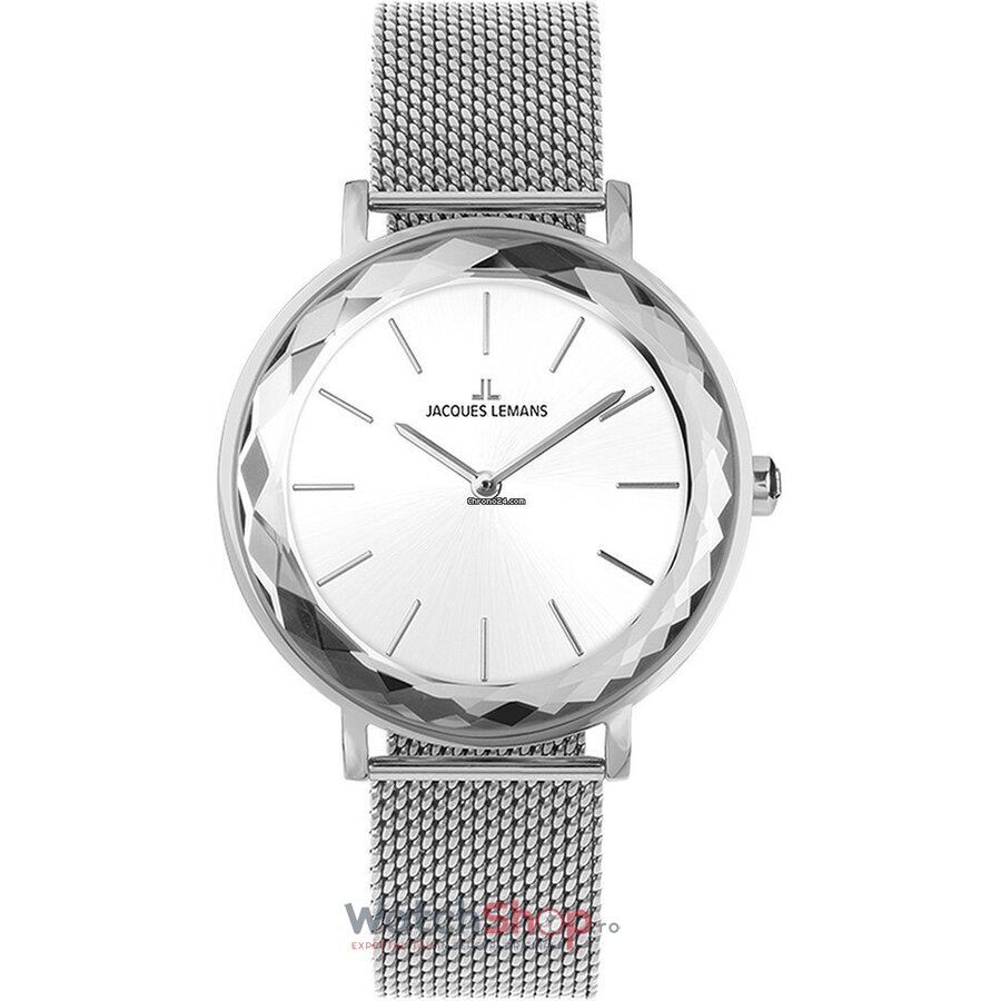 Ceas Clasic Jacques Lemans NICE LADIES 1-2054F Argintiu de Dama Original cu Comanda Online