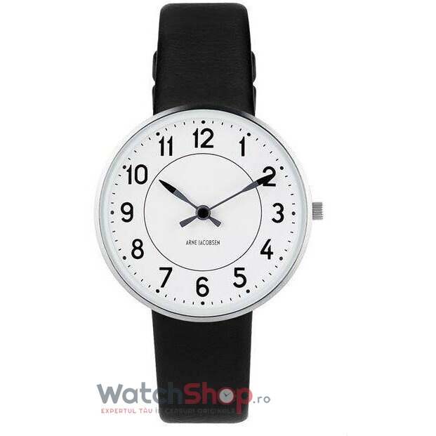 Ceas Dama Arne Jacobsen Casual Alb STATION 53401-1601 Original cu Comanda Online