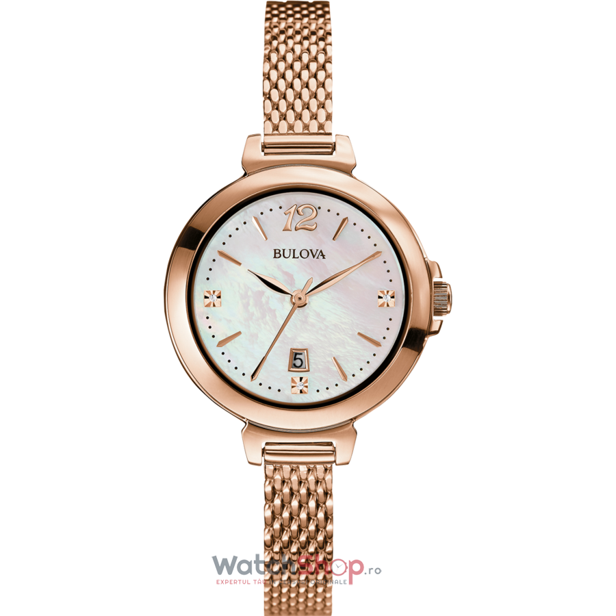 Ceas Dama Bulova Casual  DIAMOND 97P108 Original cu Comanda Online