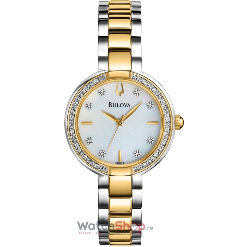 Ceas Dama Bulova Casual  DIAMOND 98R172 Aracena Original cu Comanda Online