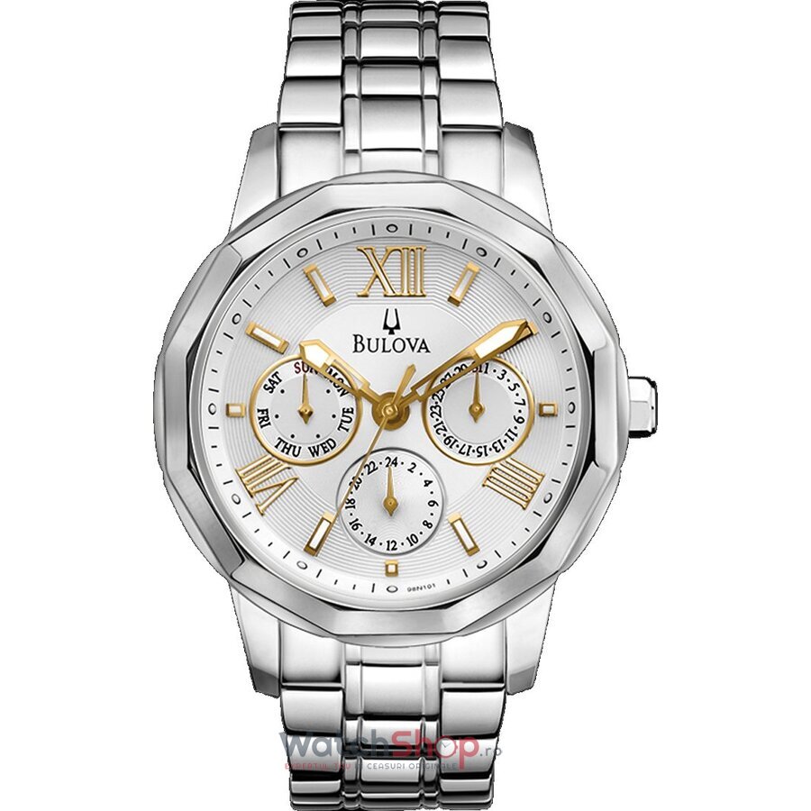 Ceas Dama Bulova Casual-Sport Alb 96N103 Original cu Comanda Online