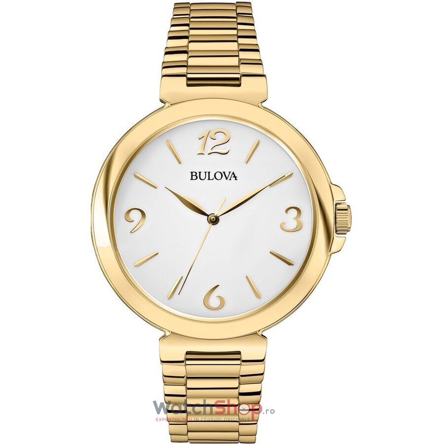 Ceas Dama Bulova Elegant Alb DRESS 97L139 Original cu Comanda Online