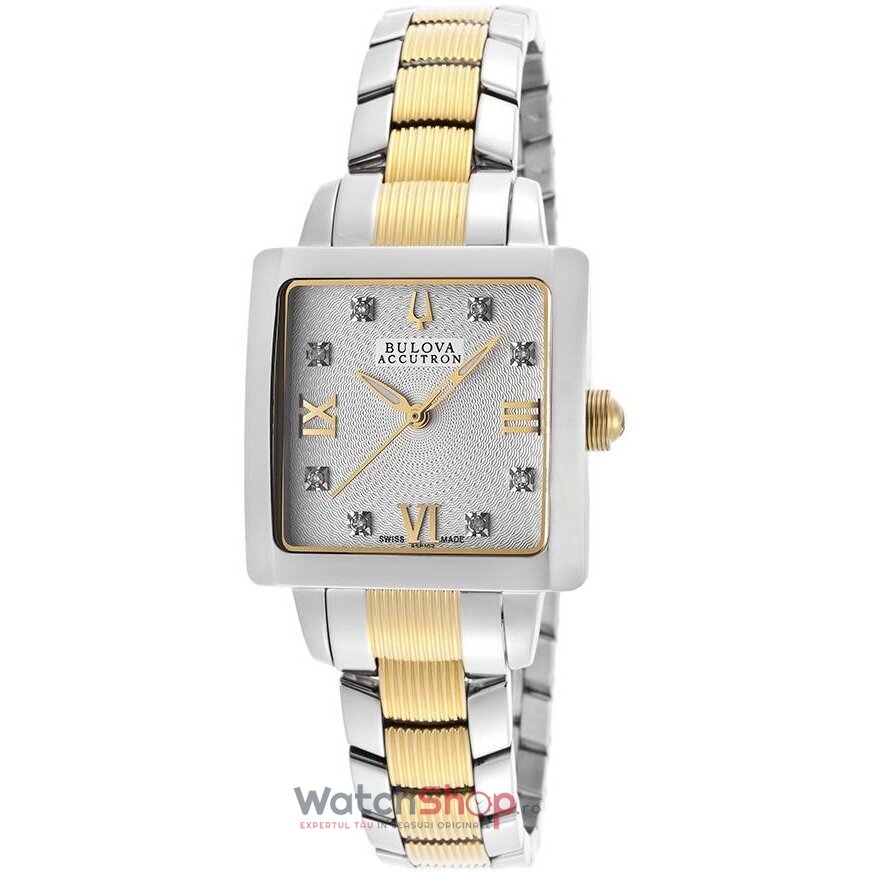 Ceas Dama Bulova Elegant Argintiu ACCUTRON 65P102 Original cu Comanda Online