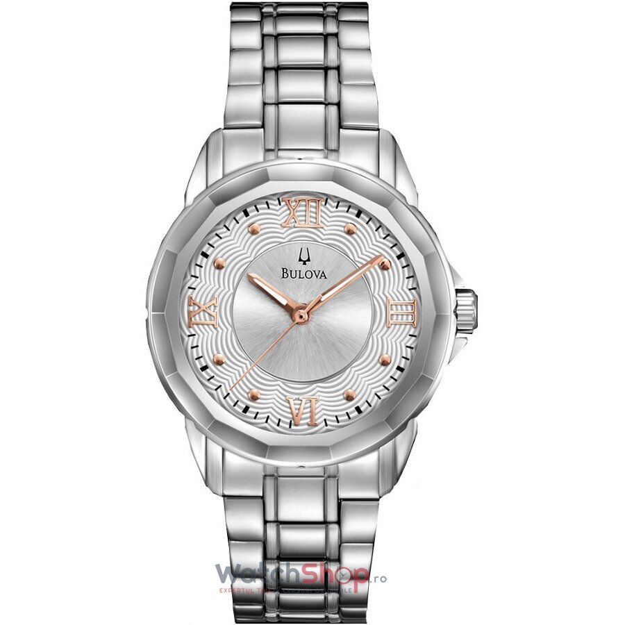 Ceas Dama Bulova Elegant Argintiu DRESS 96L172 Original cu Comanda Online