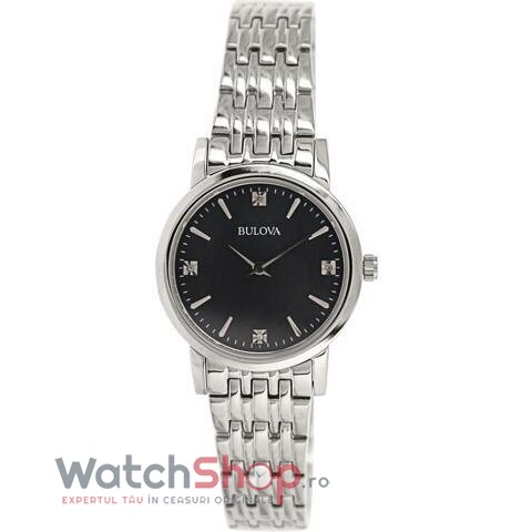 Ceas Dama Bulova Elegant Negru KLASSIK 96P148 Original cu Comanda Online