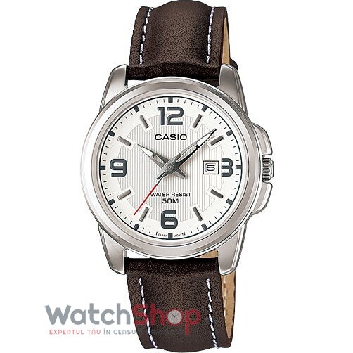 Ceas Dama Casio Casual Alb ENTICER LTP-1314L-7A Original cu Comanda Online