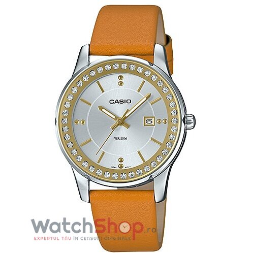 Ceas Dama Casio Casual Argintiu LTP-1358L-7AV Original cu Comanda Online