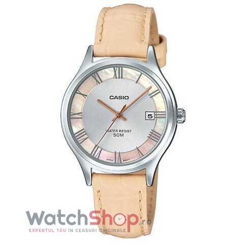 Ceas Dama Casio Casual Argintiu LTP-E142L-7A2VDF Original cu Comanda Online