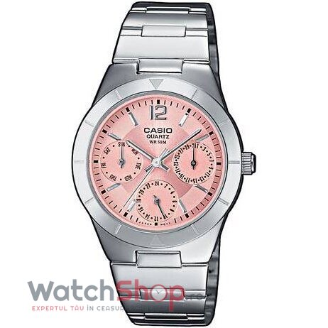 Ceas Dama Casio Casual Roz COLLECTION LTP-2069D-4A Original cu Comanda Online