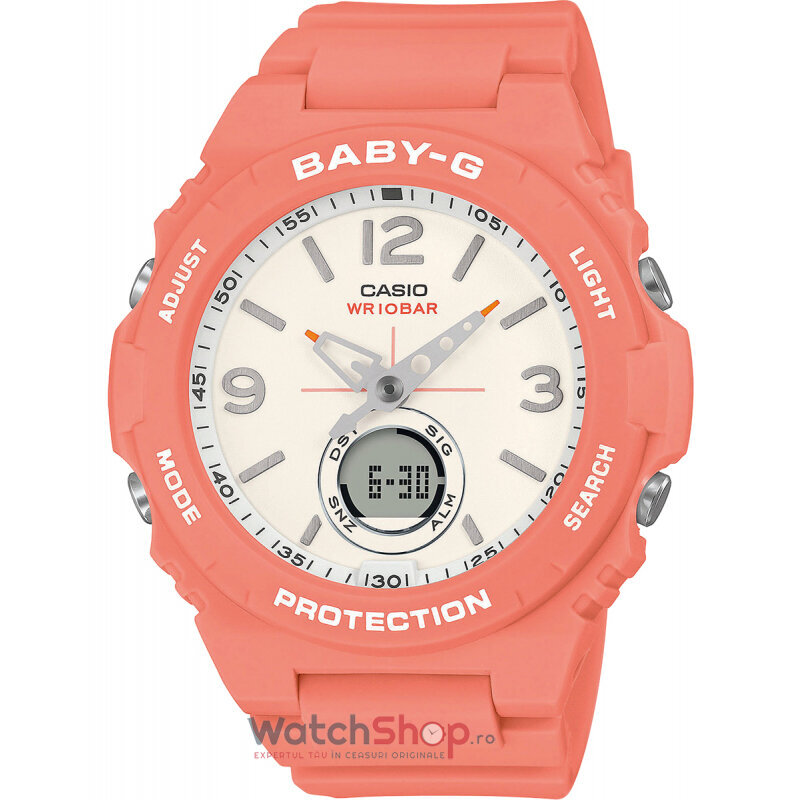 Ceas Dama Casio Sport Alb BABY-G BGA-260-4AER Original cu Comanda Online