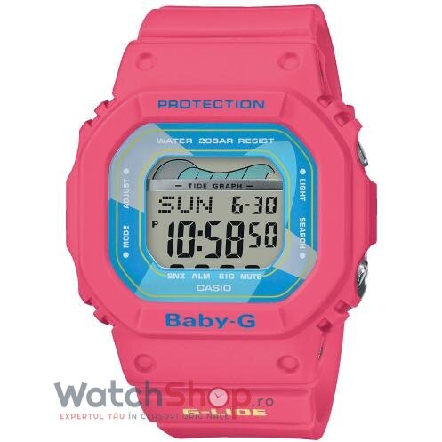 Ceas Dama Casio Sport Bleu BABY-G BLX-560VH-4ER G-Lide Original cu Comanda Online