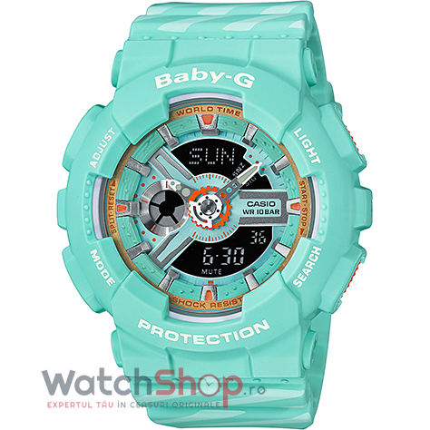 Ceas Dama Casio Sport Bleu Baby-G Chance BA-110CH-3A Original cu Comanda Online