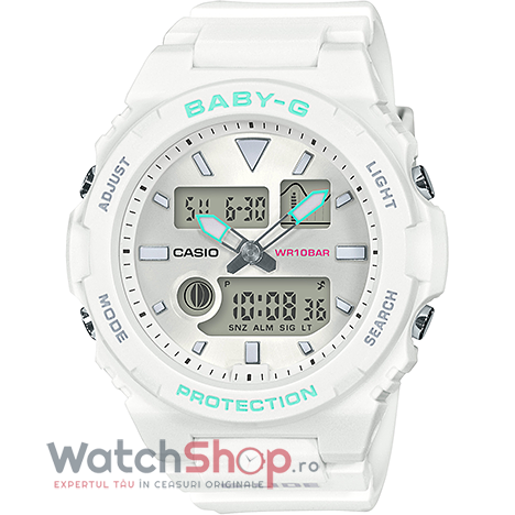 Ceas Dama Casio Sport Gri BABY-G BAX-100-7ADR G-Lide Original cu Comanda Online