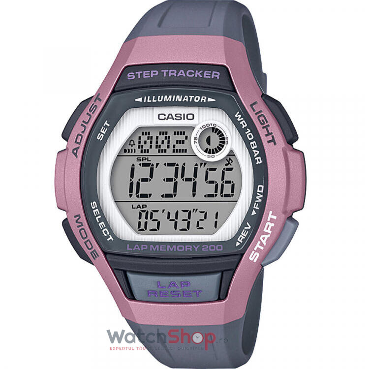 Ceas Dama Casio Sport Gri LWS-2000H-4AVEF Original cu Comanda Online