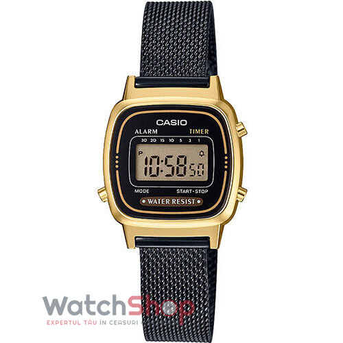 Ceas Dama Casio Sport Negru LA670WEMB-1 Original cu Comanda Online