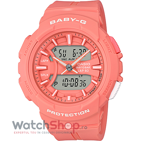 Ceas Dama Casio Sport Roz BABY-G BGA-240BC-4A Original cu Comanda Online