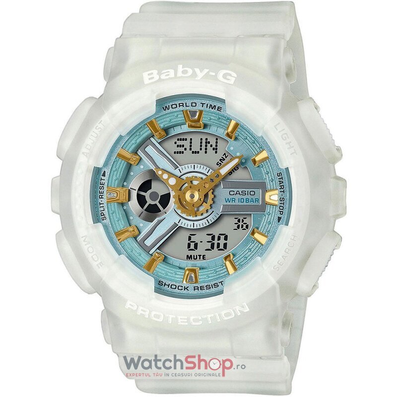 Ceas Dama Casio Sport Turcoaz BABY-G BA-110SC-7AER Original cu Comanda Online