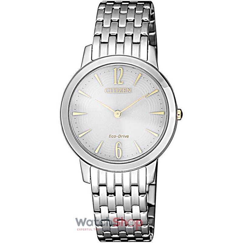 Ceas Dama Citizen Elegant Argintiu Elegance Eco Drive EX1498-87A Original cu Comanda Online