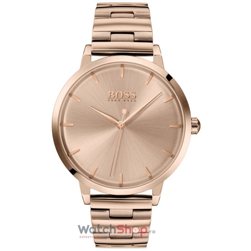 Ceas Dama Hugo Boss Clasic Aur roz MARINA 1502502 Original cu Comanda Online