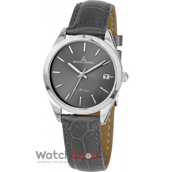 Ceas Dama Jacques Lemans Casual Gri LA PASSION 1-2084A Original cu Comanda Online