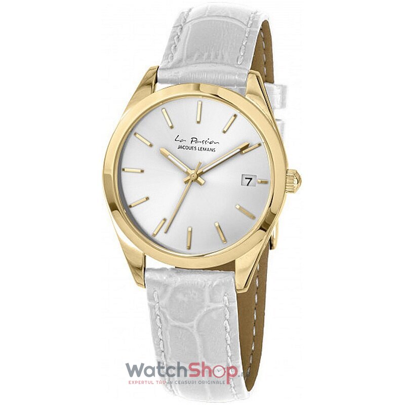 Ceas Dama Jacques Lemans Clasic Argintiu LA PASSION LP-132D Original cu Comanda Online