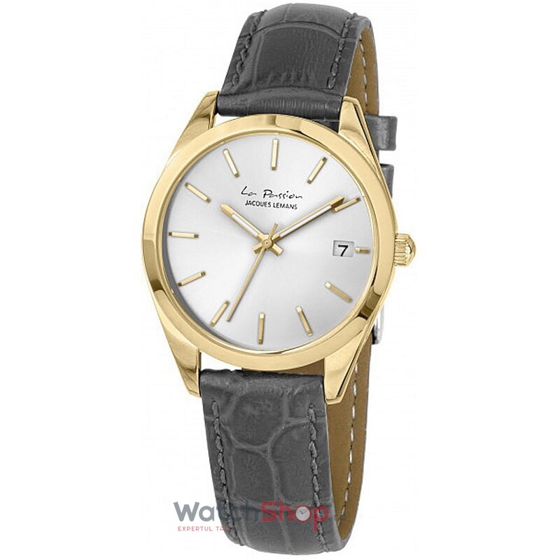 Ceas Dama Jacques Lemans Clasic Argintiu LA PASSION LP-132K Original cu Comanda Online