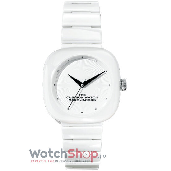 Ceas Dama Marc Jacobs Fashion Alb THE CUSHION WATCH MJ0120184710 Original cu Comanda Online