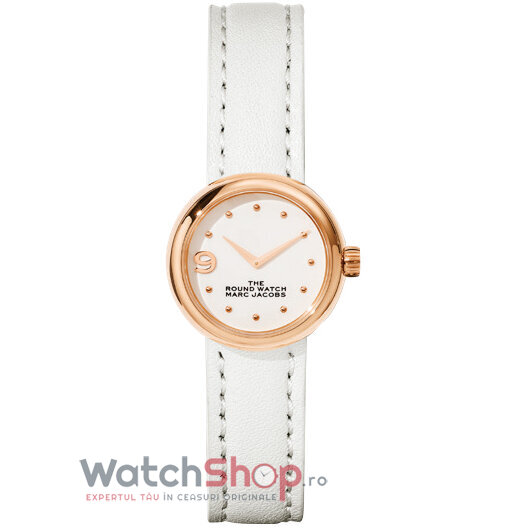 Ceas Dama Marc Jacobs Fashion Alb THE ROUND WATCH MJ0120184722 Original cu Comanda Online