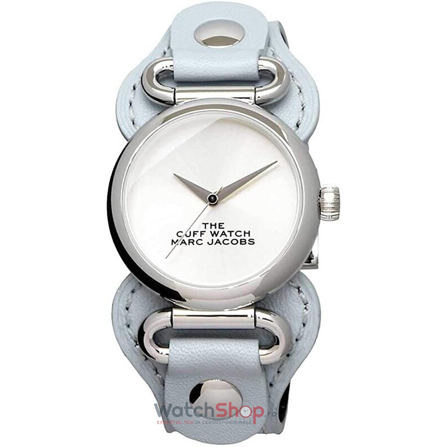 Ceas Dama Marc Jacobs Fashion Argintiu THE CUFF WATCH MJ0120184728 Original cu Comanda Online