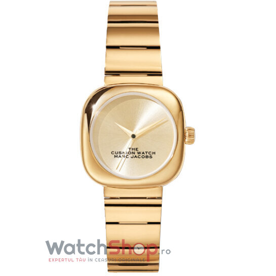 Ceas Dama Marc Jacobs Fashion Auriu THE CUSHION WATCH MJ0120184715 Original cu Comanda Online