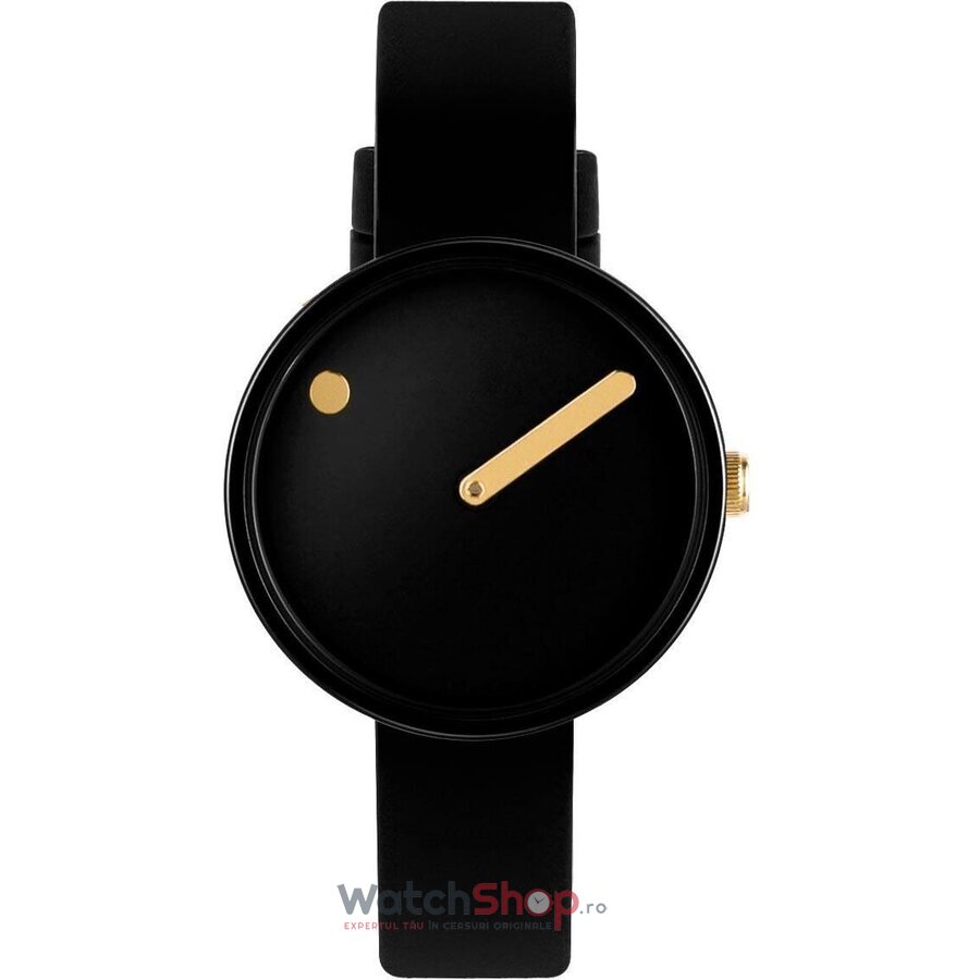 Ceas Dama PICTO Casual Negru 43313-0112G Silicone 30mm Original cu Comanda Online