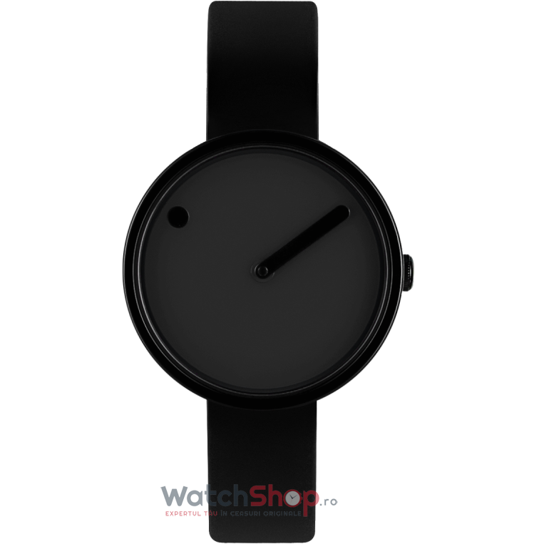 Ceas Dama PICTO Casual Negru 43315-0112B Silicone 30mm Original cu Comanda Online