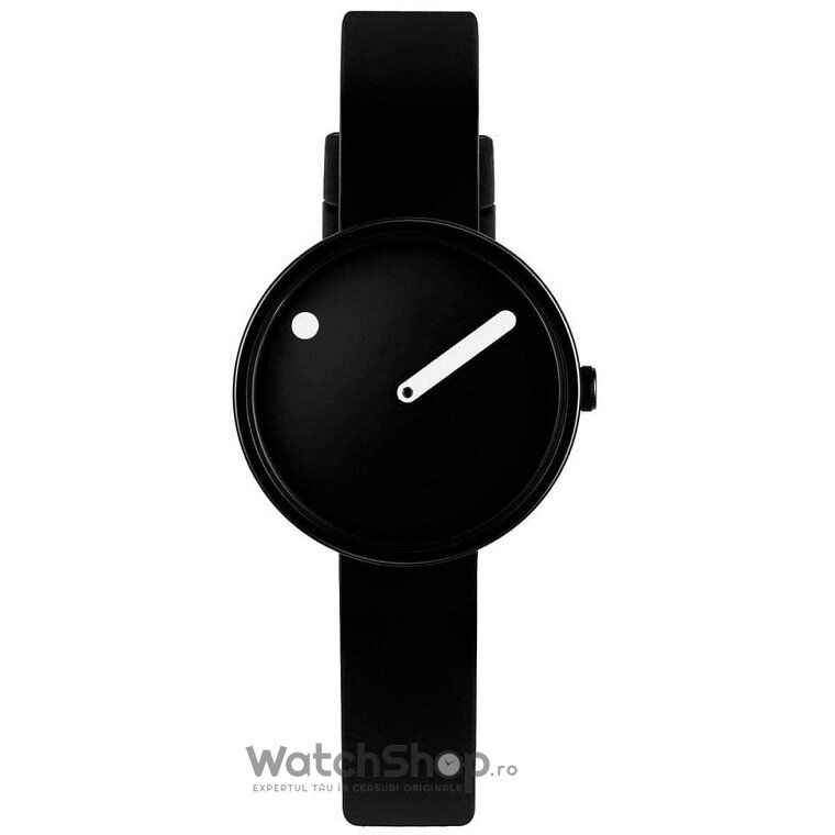 Ceas Dama PICTO Casual Negru 43360-0112B Silicone 30mm Original cu Comanda Online