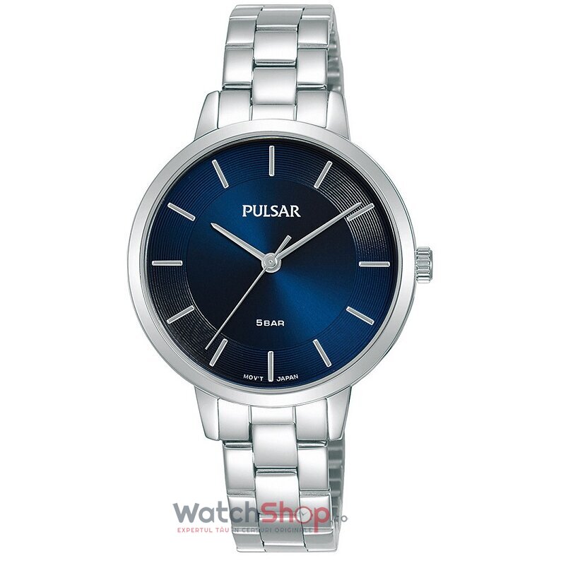 Ceas Dama Pulsar Casual Albastru PH8475X1 Original cu Comanda Online