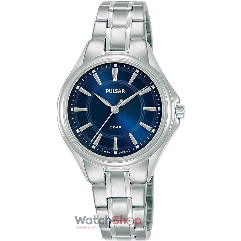 Ceas Dama Pulsar Casual Albastru PH8497X1 Original cu Comanda Online