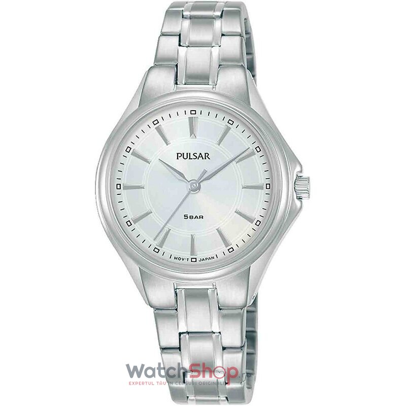 Ceas Dama Pulsar Casual Argintiu PH8495X1 Original cu Comanda Online