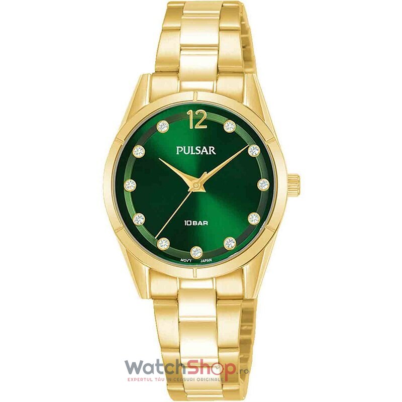 Ceas Dama Pulsar Casual Verde PH8508X1 Original cu Comanda Online