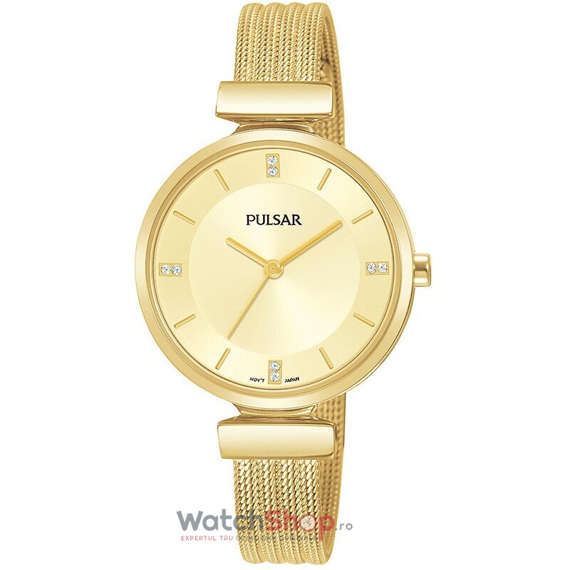 Ceas Dama Pulsar Fashion Auriu PH8470X1 Original cu Comanda Online