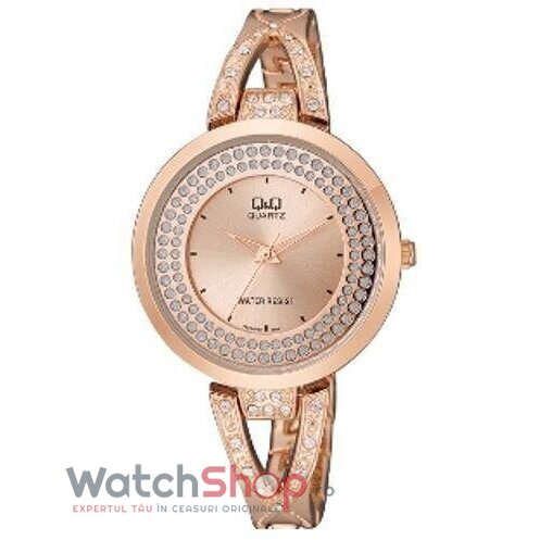 Ceas Dama Q&Q Casual Aur roz F529-002Y Original cu Comanda Online