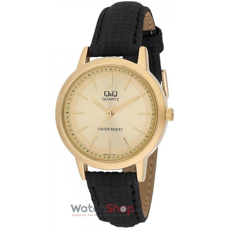 Ceas Dama Q&Q Casual Auriu Q925J100Y Original cu Comanda Online