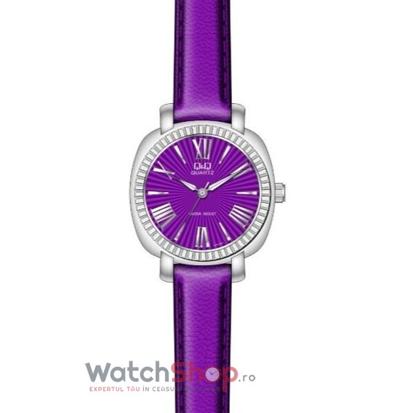 Ceas Dama Q&Q Casual Violet GU59J804Y Original cu Comanda Online