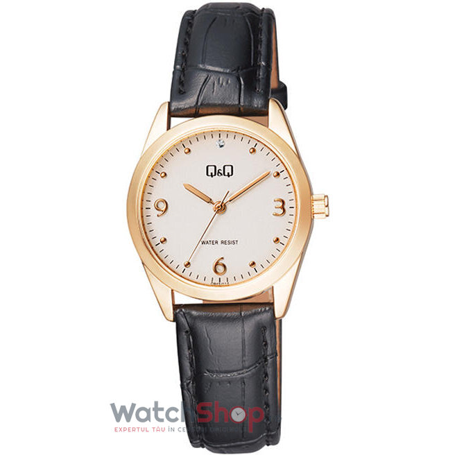 Ceas Dama Q&Q Elegant Alb Business QB43J104Y Original cu Comanda Online