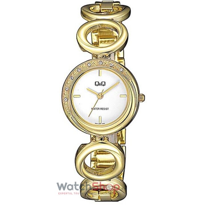 Ceas Dama Q&Q Elegant Alb F641J001Y Original cu Comanda Online