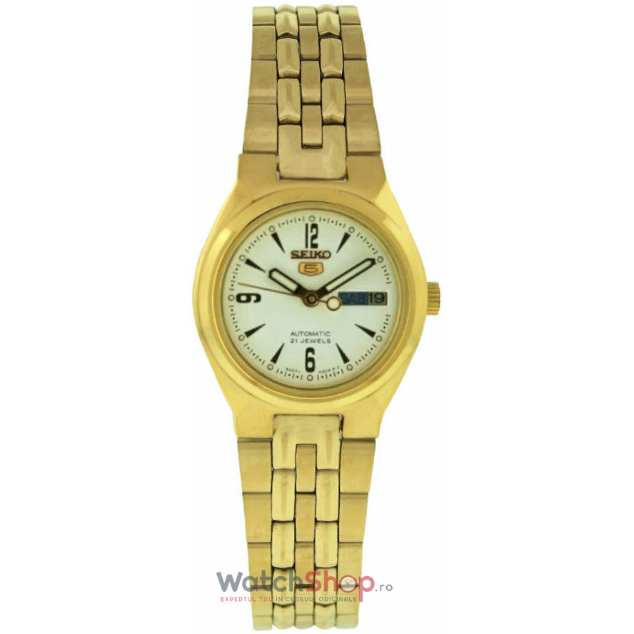 Ceas Dama Seiko Casual Alb SYMA22K1 SEIKO 5 Original cu Comanda Online