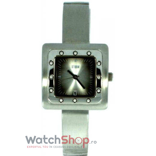 Ceas Dama Storm Casual Gri DRANAR SQUARE SILVER Original cu Comanda Online