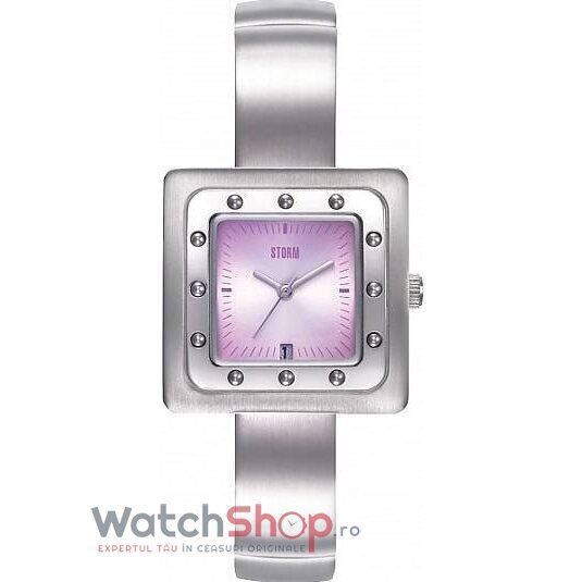 Ceas Dama Storm Casual Roz DRANAR SQUARE VIOLET Original cu Comanda Online